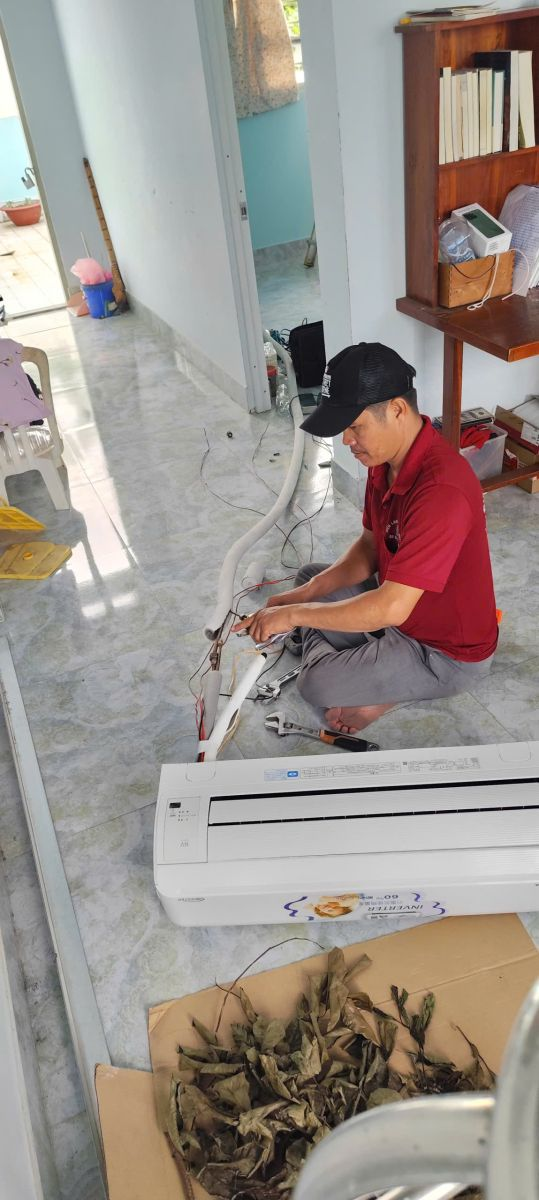 Thợ lắp đặt máy lạnh cũ bình tân chuyên nghiệp
