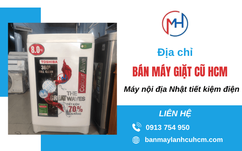 bán máy giặt cũ HCM