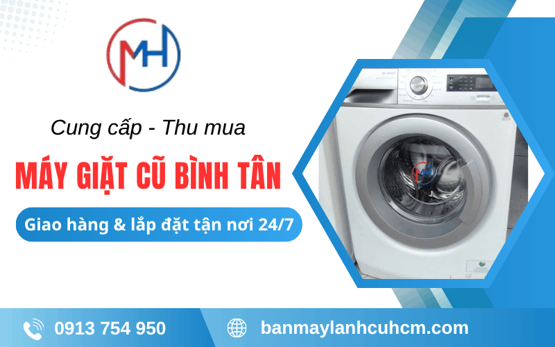 máy giặt cũ Bình Tân