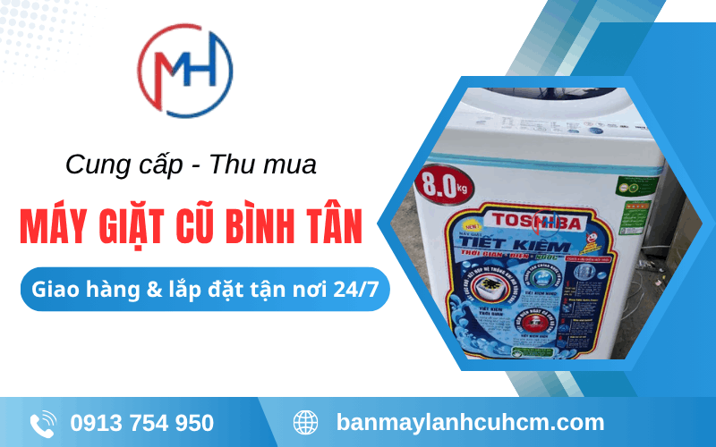máy giặt cũ Bình Tân