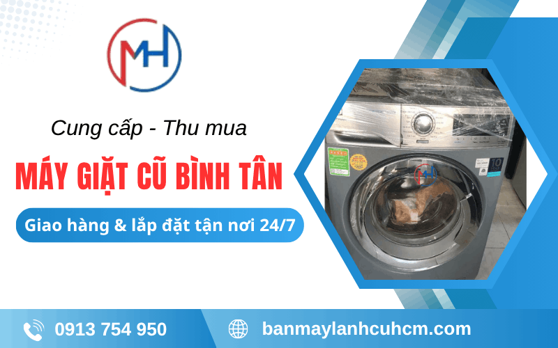 máy giặt cũ Bình Tân